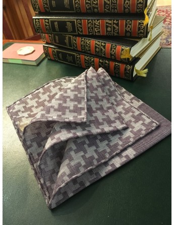 Pochette Pied de coq violet